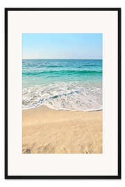 Gerahmter Kunstdruck Sanfte Brandung