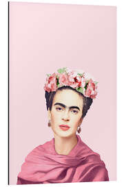 Cuadro de aluminio Homenaje a Frida Kahlo