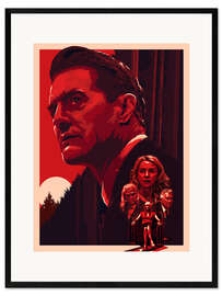 Plakat artystyczny premium w ramie Twin Peaks