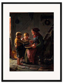 Gerahmter Kunstdruck Die Mahlzeit