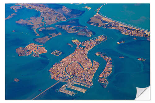 Selvklebende plakat Venezia, Italia