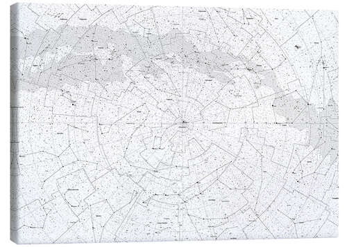 Canvas print Galaxy Map