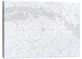 Canvas print Galaxy Map