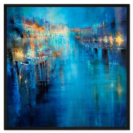 Gerahmter Kunstdruck Lichterflut