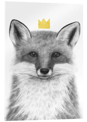 Acrylic print Royal fox