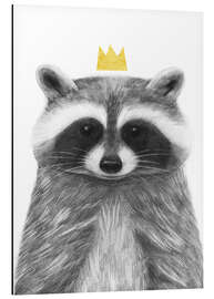 Magnettafel Königlicher Waschbär