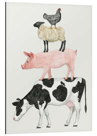 Magnettafel Lustige Tiere vom Bauernhof