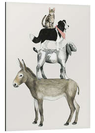 Magnettafel Verrückte Tiere vom Bauernhof