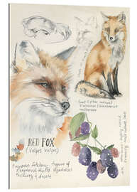 Galleriprint Red Fox &amp; Blackberries