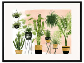 Gerahmter Kunstdruck Indoor-Oase
