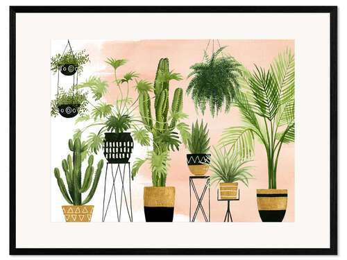 Framed art print Indoor oasis