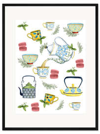 Gerahmter Kunstdruck Geschmackvolle Teezeit