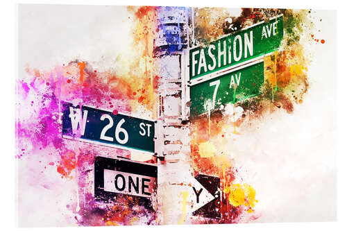 Acrylglas print NYC Fashion Avenue