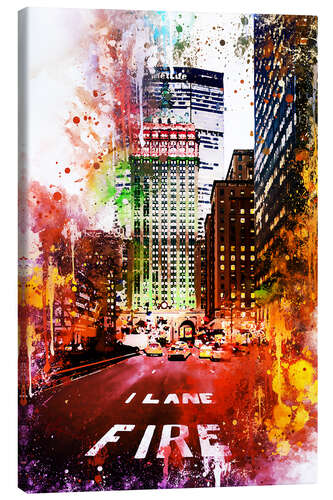 Leinwandbild NYC Fire Lane