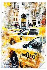 Wall sticker New York Taxis