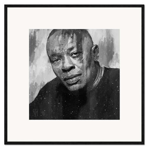 Gerahmter Kunstdruck Dr. Dre