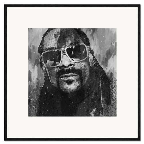 Innrammet kunsttrykk Snoop Dogg