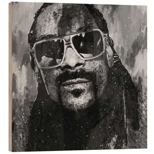 Cuadro de madera Snoop Dogg