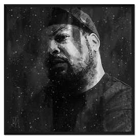 Gerahmter Kunstdruck Ice Cube