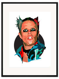 Gerahmter Kunstdruck Keith Flint