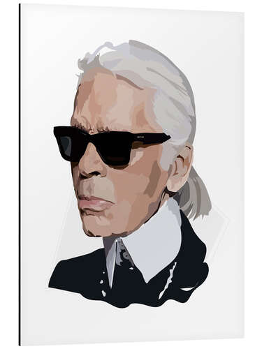 Tableau en aluminium Karl Lagerfeld