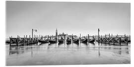 Acrylglasbild Hochwasser in Venedig