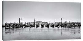 Leinwandbild Hochwasser in Venedig