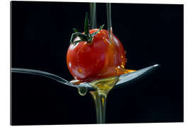 Tableau en plexi-alu Tomate et huile d&#039;olive