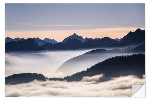 Vinilo para la pared Ave alta en los Alpes de Allgäu