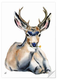 Wall sticker Resting Deer