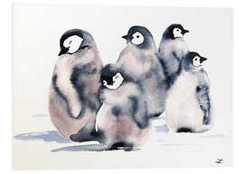 Foam board print Penguin School