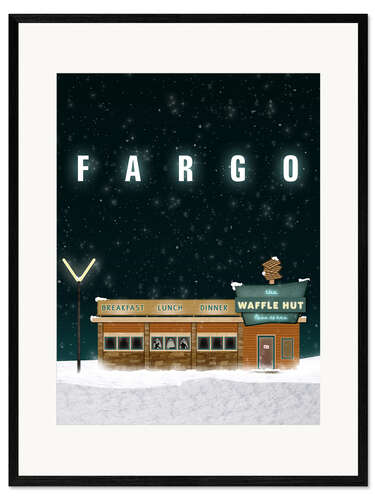 Gerahmter Kunstdruck Fargo