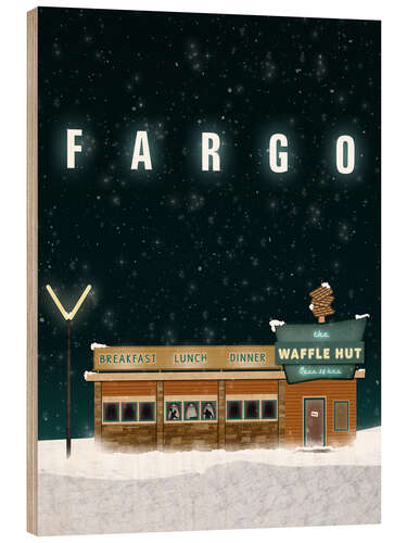 Wood print Fargo