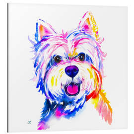 Magnettafel Westie