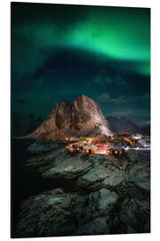 Magnettafel Polarlichter in Norwegen