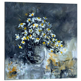 Magnettafel Stillleben mit Margariten