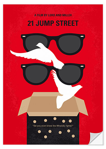 Wandsticker 21 Jump Street