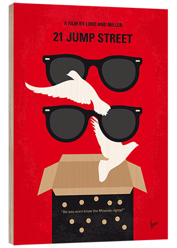 Stampa su legno 21 Jump Street