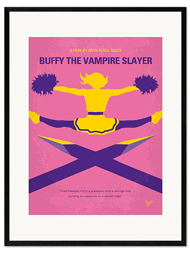 Impression artistique encadrée Buffy contre les vampires (anglais)