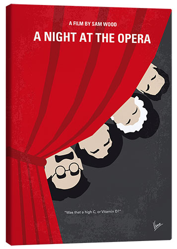 Stampa su tela A Night At The Opera (Una notte all'opera)