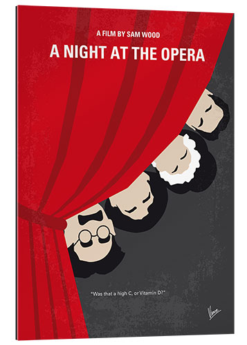 Stampa su plexi-alluminio A Night At The Opera (Una notte all'opera)