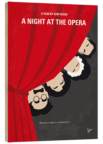 Print på træ A Night at the Opera