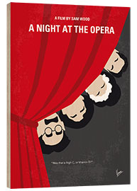 Tableau en bois A Night at the Opera