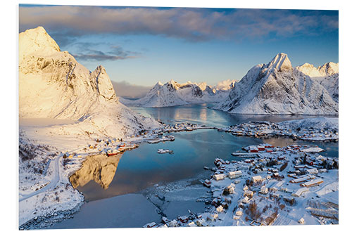 Bilde på skumplate Fiskevær i Lofoten, Reine