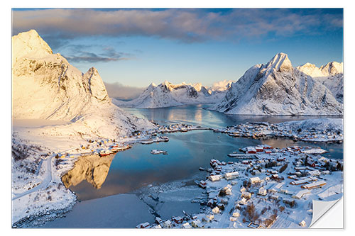 Wall sticker The fishing village Reine in the Lofoten