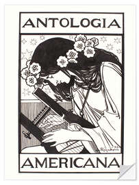 Selvklebende plakat Antologia Americana