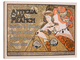 Wood print Antigua Casa Franch (Former Casa Franch)