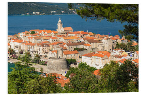 Obraz na PCV Korcula city