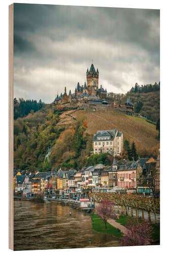 Obraz na drewnie Cochem on the Mosel