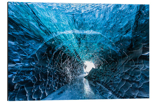 Aluminium print The ice cave